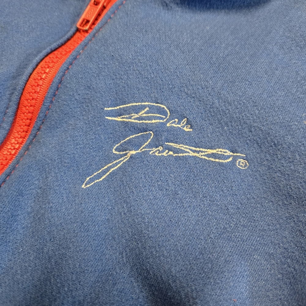 🇺🇸 Vintage Blue and Red Kids Dale Jarett Hoodie 4t - Picture 2 of 5